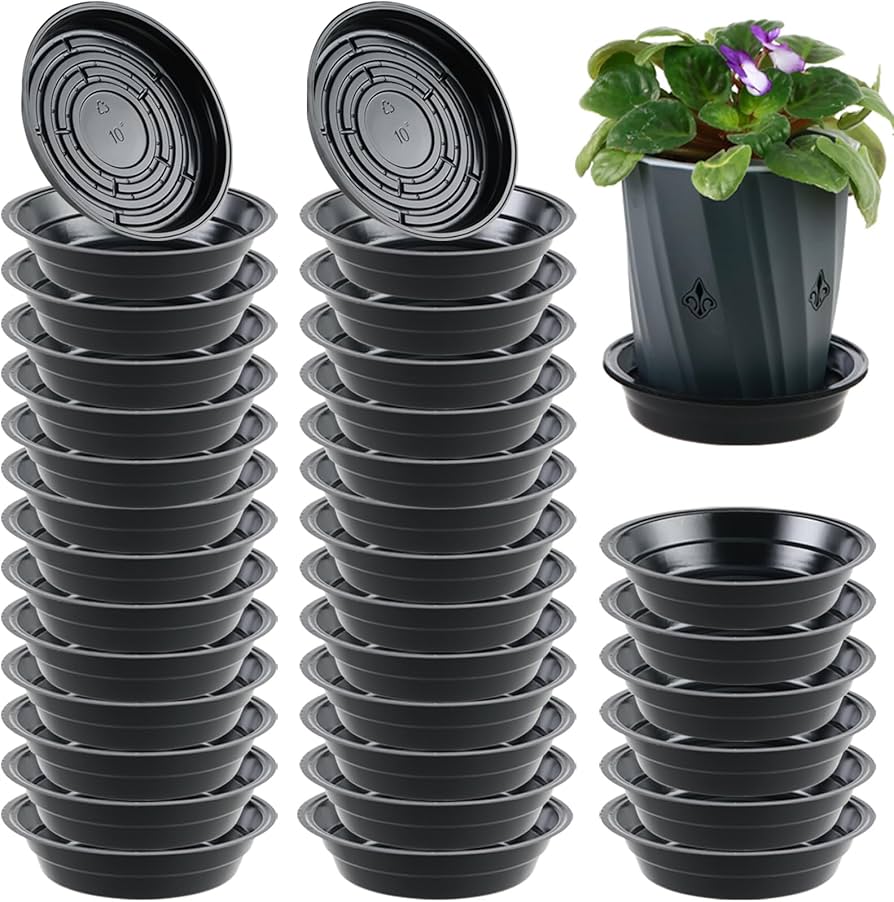 Gorilla Grip Heavy Duty Plastic Plant Saucer