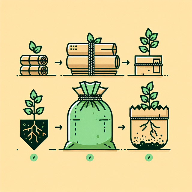 eco-friendly packaging materials for plants