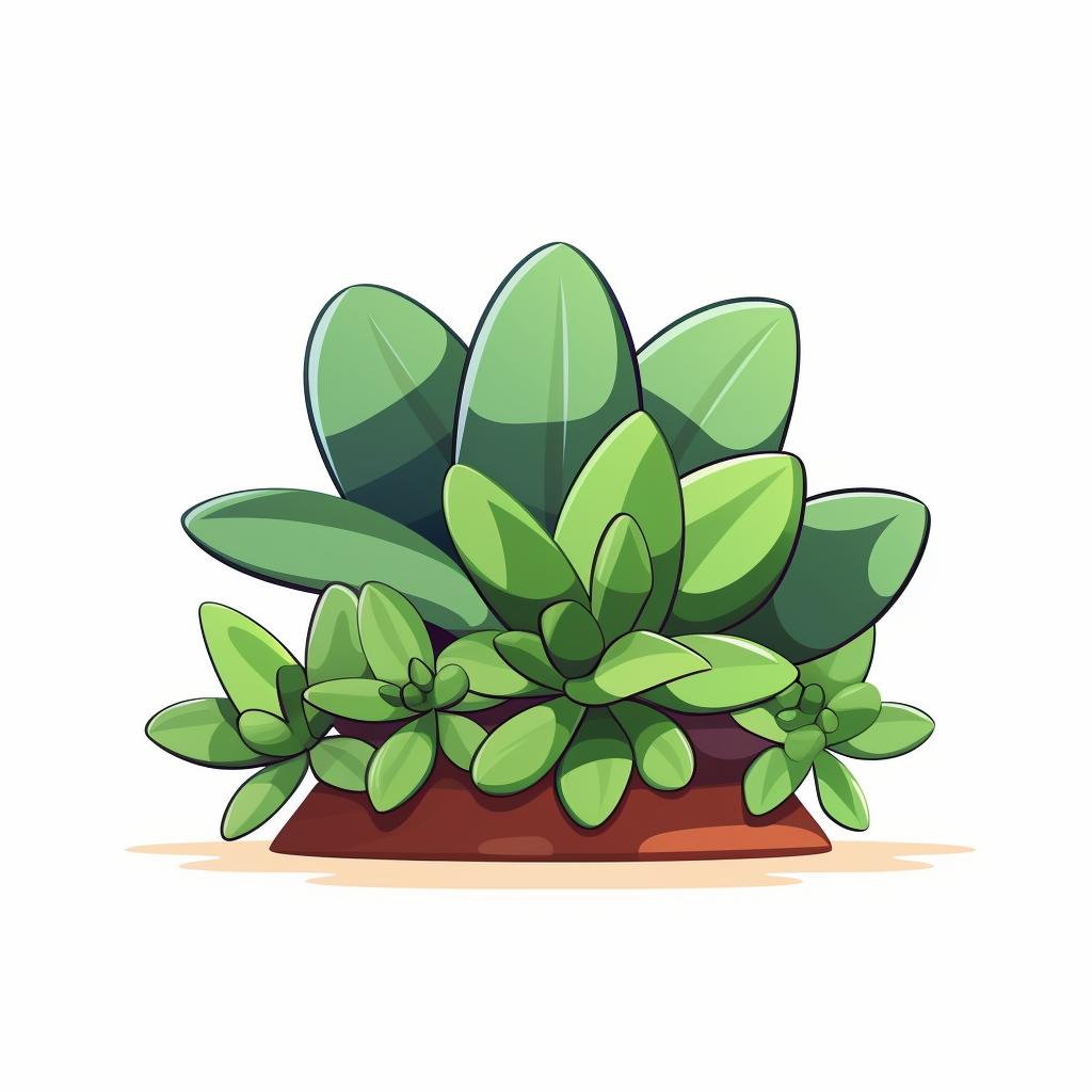 A healthy succulent plant with plump leaves