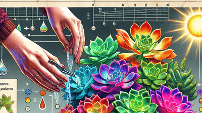The Science of Succulent Colors: How to Achieve Vibrant Hues in Your Plants