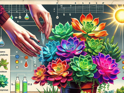 The Science of Succulent Colors: How to Achieve Vibrant Hues in Your Plants