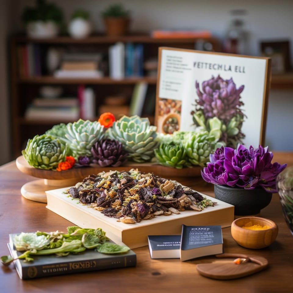 The World of Edible Succulents: A Guide to Culinary Succulent Varieties and Recipes